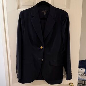 Brooks Brothers Navy Blazer with Gold Buttons